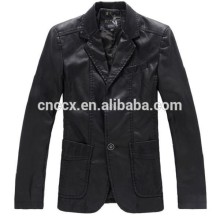 15PKPU04 fall winter fashion slim fit men pu jacket