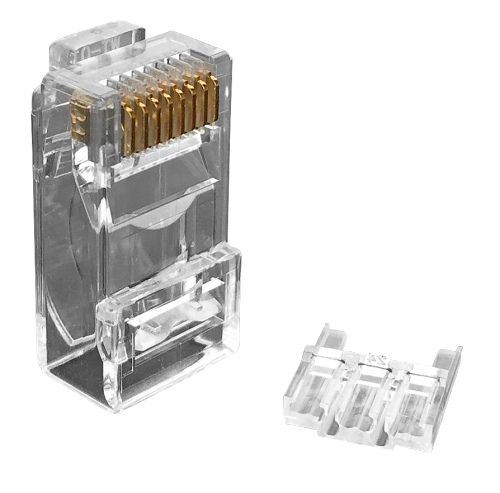 Подключите кабель cat6 UTP с изгиба защелки