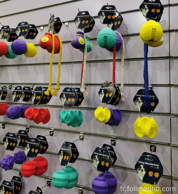 Moulin à vent en caoutchouc pour chien en plastique avec cloche à l&#39;intérieur