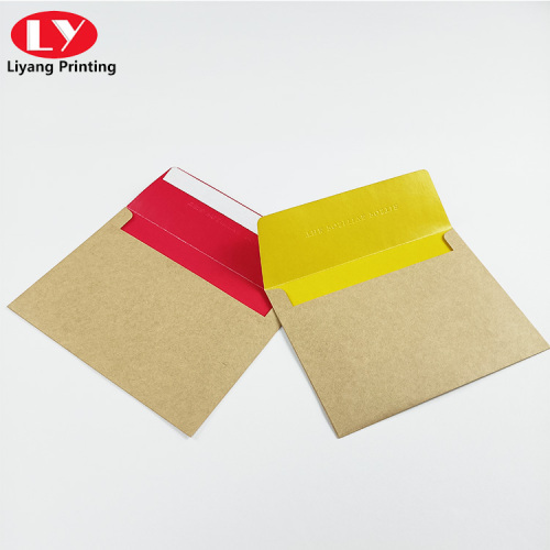 impressão de envelope de qualquer tamanho personalizado com fecho de silicone