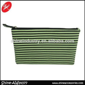 Women PU Striped Coin Purse