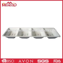 Melamine plastic sauce 4 divided plates