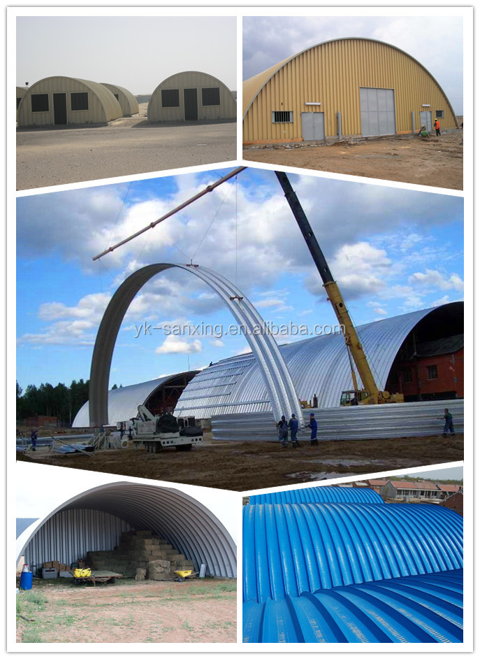 SABM-240 914-610 k Q span arch metal roof machine PPGI tile making machinery roof tile  roll forming machine quonset metal roof