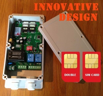 Double SIM card GSM control box SMS remote controller