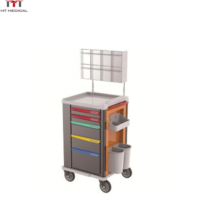 High Quality Hospital Medical Medical Crash Cart Anesthesia Trolley Anesthesia Cart