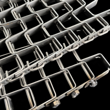 304 Stainless Steel Honeycomb Flat Wire Mesh Conveyor Belt for Food Industry