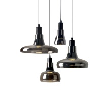 Nordic Shadow Art Glass Pendant Lamp for Dining and Living Rooms