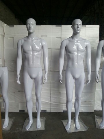 newest development of PC mannequins abstract head male full body mannequins