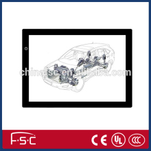 Popular AC110V/220V/60Hz DC12V led tracing board A3 ight box