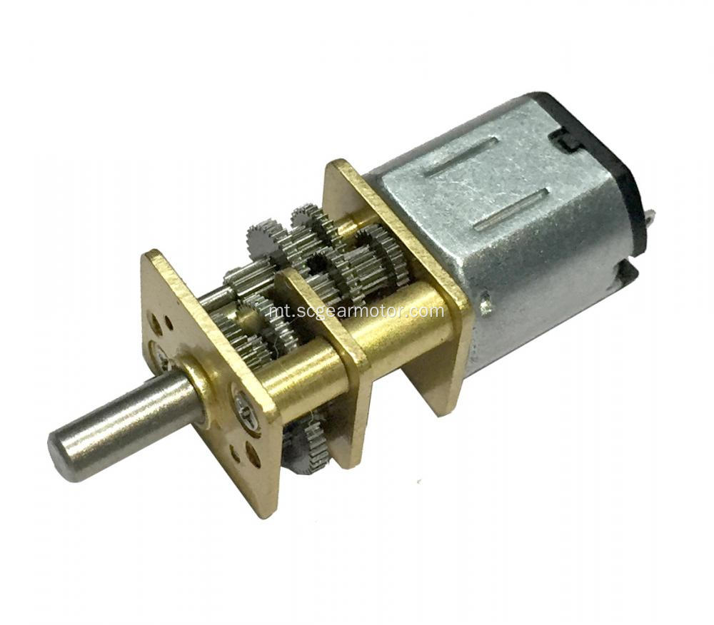 Speċifikazzjoni tal-mutur tal-ger DC 12v 30 rpm