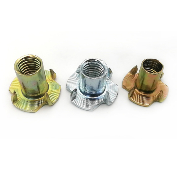 Wholesale Galvanized Tee Nuts: 6mm Claw Nuts, M8 Stainless Steel T-Nuts, and Four-Claw Bolt Accessories