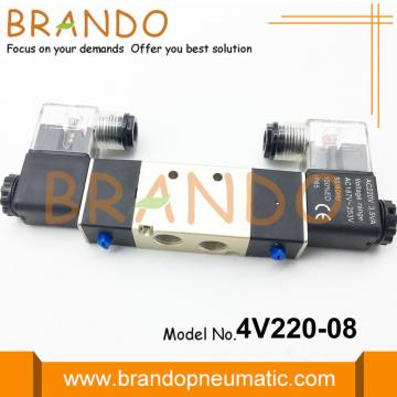 Válvula pneumática solenóide série 4V 4V220-08