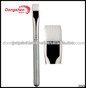 goat mask face pack brush