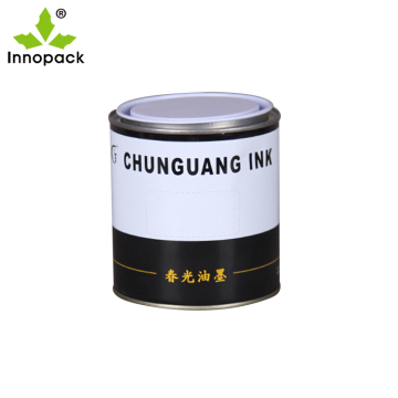 empty quart metal paint cans with lids