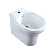 White Ceramic Floor Standing Bathroom Suite with Toilet and Bidet