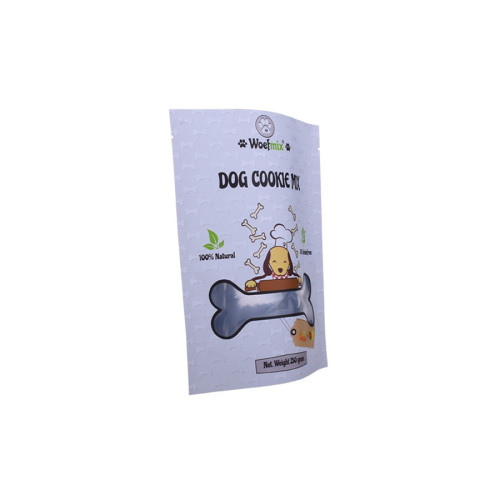 Biodégradable stand up poched Pet Food