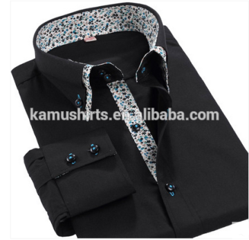 Double collar man shirt dress shirt for men latest shirt designs for men