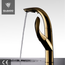 Hot sale golden pull out kitchen mixer faucet