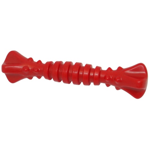 Percell 4.5" Nylon Dog Chew Spiral Bone Strawberry Scent