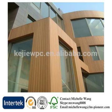 Popular wood plastic composite wall cladding wood effect, WPC Wall, WPC Wall caldding