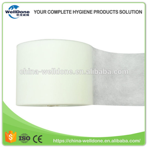 Nonwoven fabric raw material for baby diaper