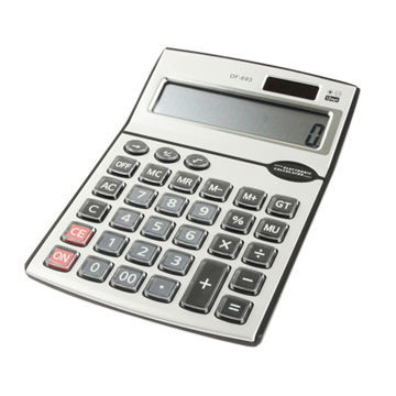 Two Power 12-Digit Desktop Calculator with Logo