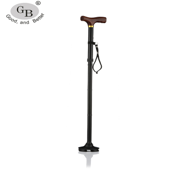 Cheap factory wholesale price wooden Foldable Cane Hiking Cane Old Man Walking Stick