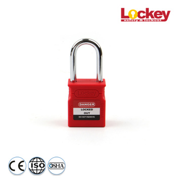 Lockey 38mm Steel Shackle Safety Padlock
