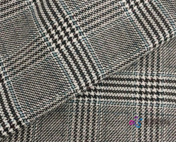 Glen Plaid TR Stretch Fabric