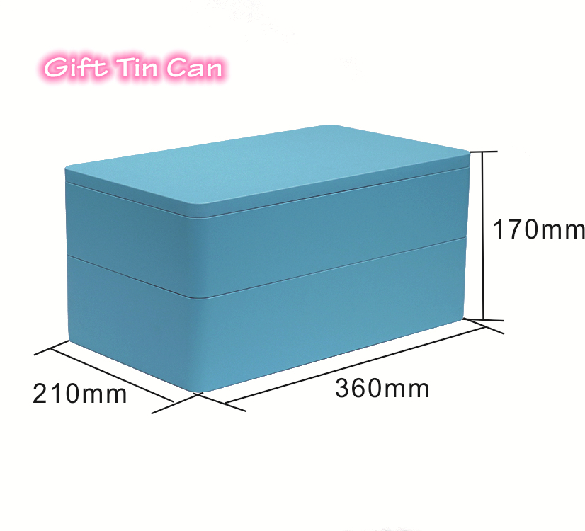 Hochwertige Blechdose für Geschenke Doppelschichten