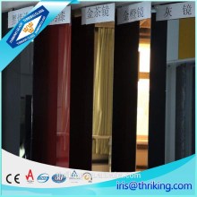 Colored mirror glass backing paint, oval mirror frame