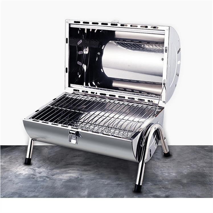 Offset Smoker adjustable height bbq grills