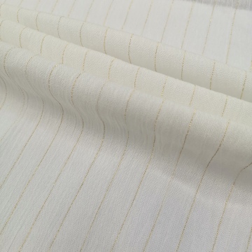 SISITEX Rayon Silver Silk Crepe Fabric Shirt Dress