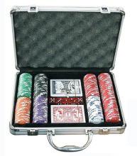 200pcs casino  poker chips set US-C002