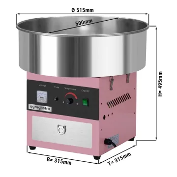 Factory Commercial Cotton Candy Floss Sugar/Candy Floss Machine with Cart