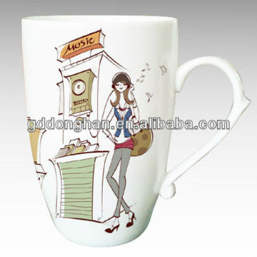 china chaozhou ceramic factory wholesale low price of 11oz standard ceramic decorated mugs