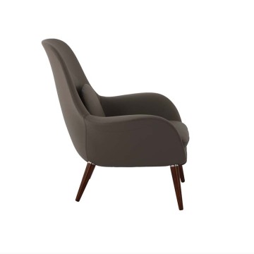 Fredericia Swoon Leather Lounge Chair