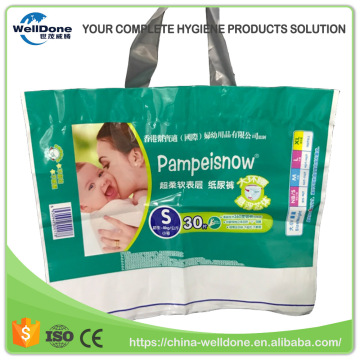 Middle Sealing Packaging Poly Bag for Baby Diaper