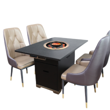 Smokeless hot pot barbecue table