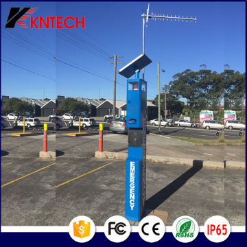 Blue Light Telephone Emergency Sos Phone on Highway