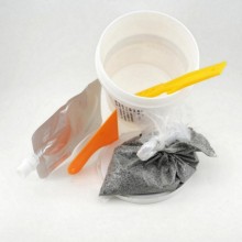 Gray epoxy garage floor