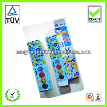 toothpaste box packaging and printing/paper toothpaste box/chinese wholesale