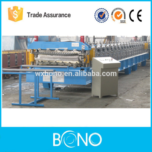 Metal galvanized double layer roof panel bend machine