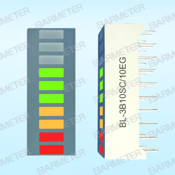10 piece10 segments tri-colour LED Bargraph indicator