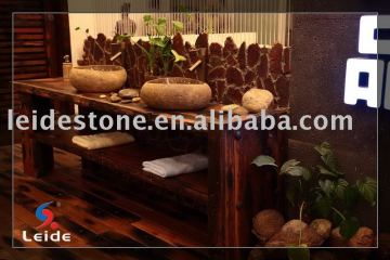 Cobble natural stone wash bowl