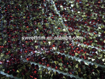 hot fix pp rhinestone sheet manufacture in guangzhou