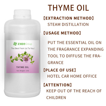 Bulk Wholesale 100% Pure organic Thyme essential Oil Price for soap care body aromatherapy 10ml OEM/ODM