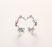 Wholesale fashion unique 925 sterling silver cubic zirconia ring for women design