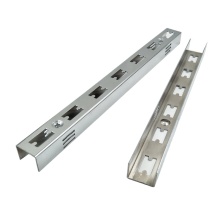Chrome Plated H Channel Upright Post for Wall Standards