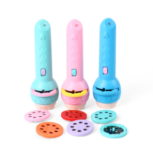 Baby Sleeping Story Book Flashlight Torch Lamp Toy Projector